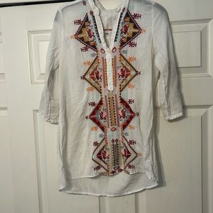 Johnny Was Button Down Tunic
